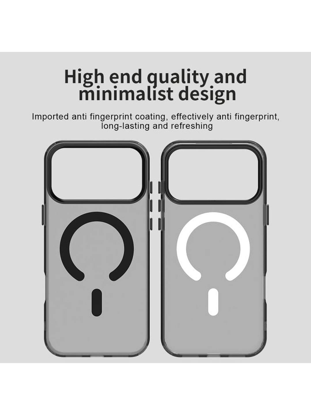 Carcasa Compatible Carga Magnética Mate Para iPhone 17 Pro Max 9