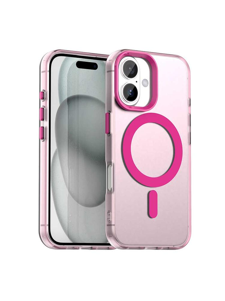 Carcasa Compatible Carga Magnética Mate Para iPhone 17 1