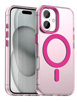 Carcasa Compatible Carga Magnética Mate Para iPhone 17