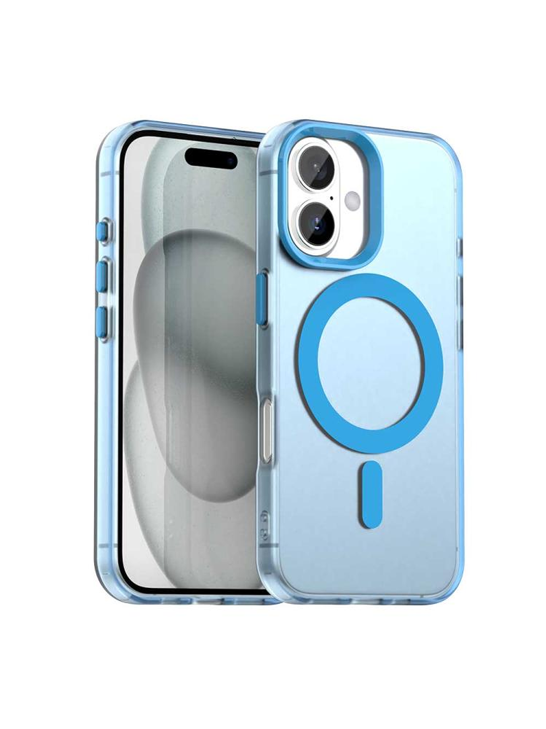 Carcasa Compatible Carga Magnética Mate Para iPhone 17 3