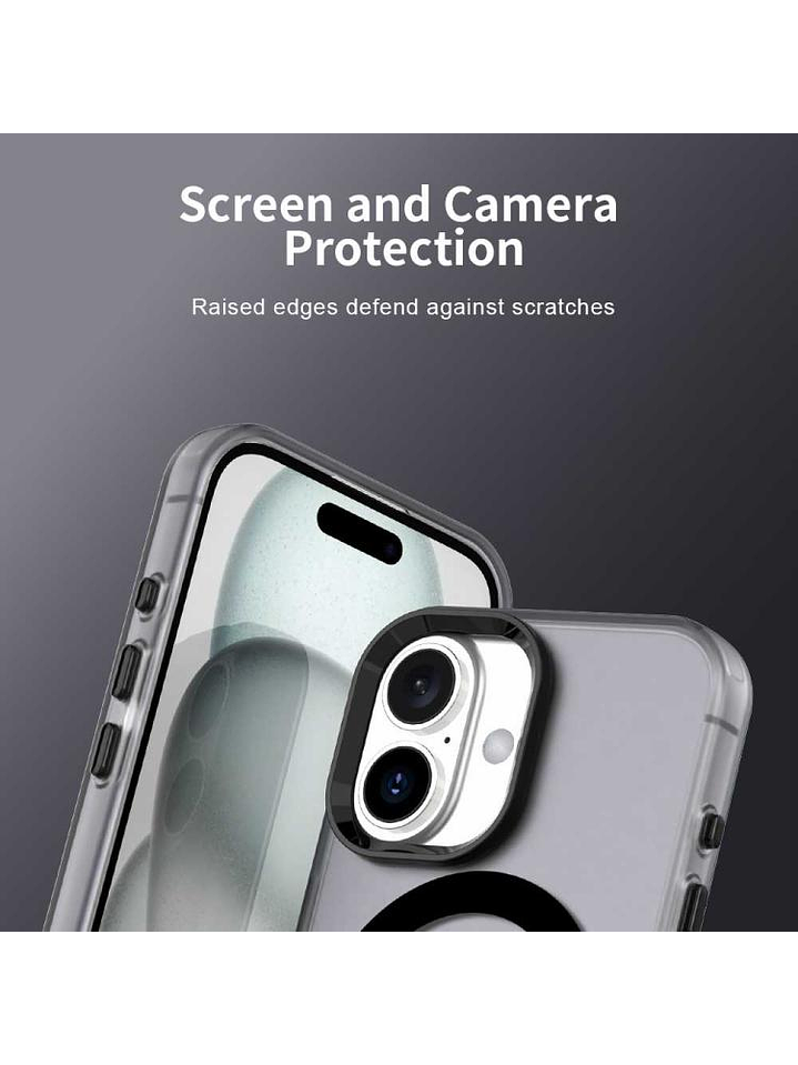 Carcasa Compatible Carga Magnética Mate Para iPhone 17 6