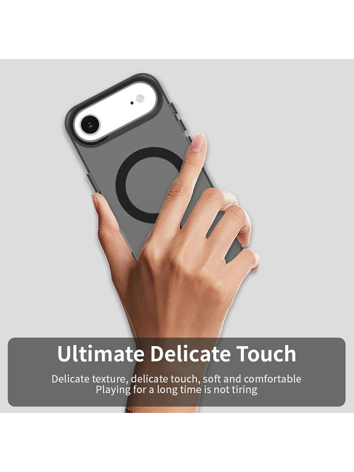 Carcasa Compatible Carga Magnética Mate Para iPhone 17 Air 6