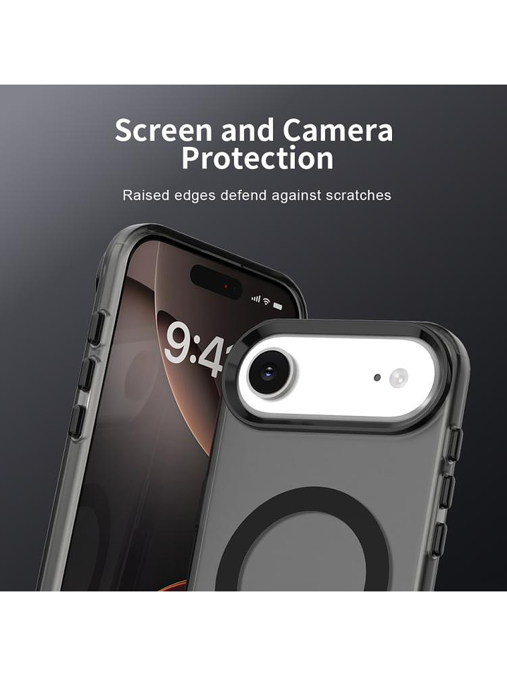 Carcasa Compatible Carga Magnética Mate Para iPhone 17 Air 7