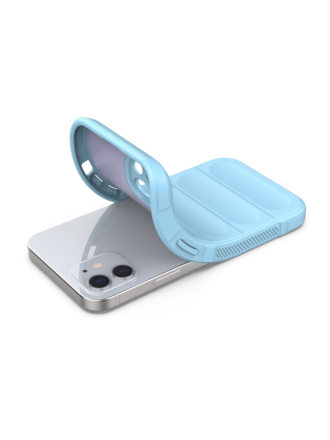 Carcasa Antigolpe Silicona Robusta Para iPhone 12 4