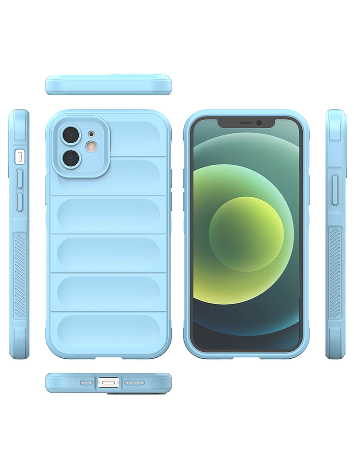 Carcasa Antigolpe Silicona Robusta Para iPhone 12 7