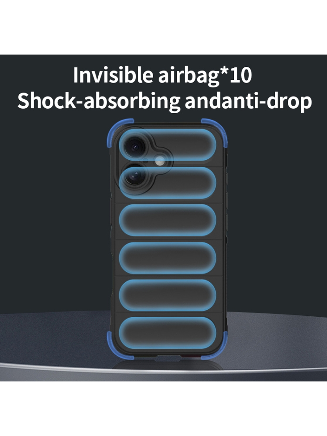 Carcasa Antigolpe Silicona Robusta Para iPhone 16 Plus 5