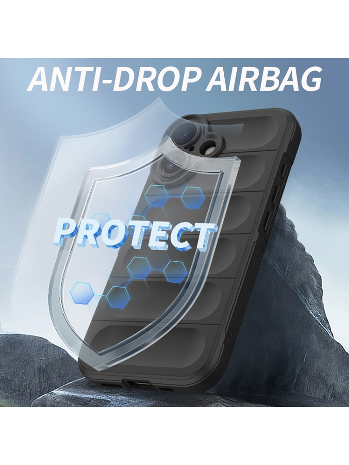 Carcasa Antigolpe Silicona Robusta Para iPhone 16 Plus 7