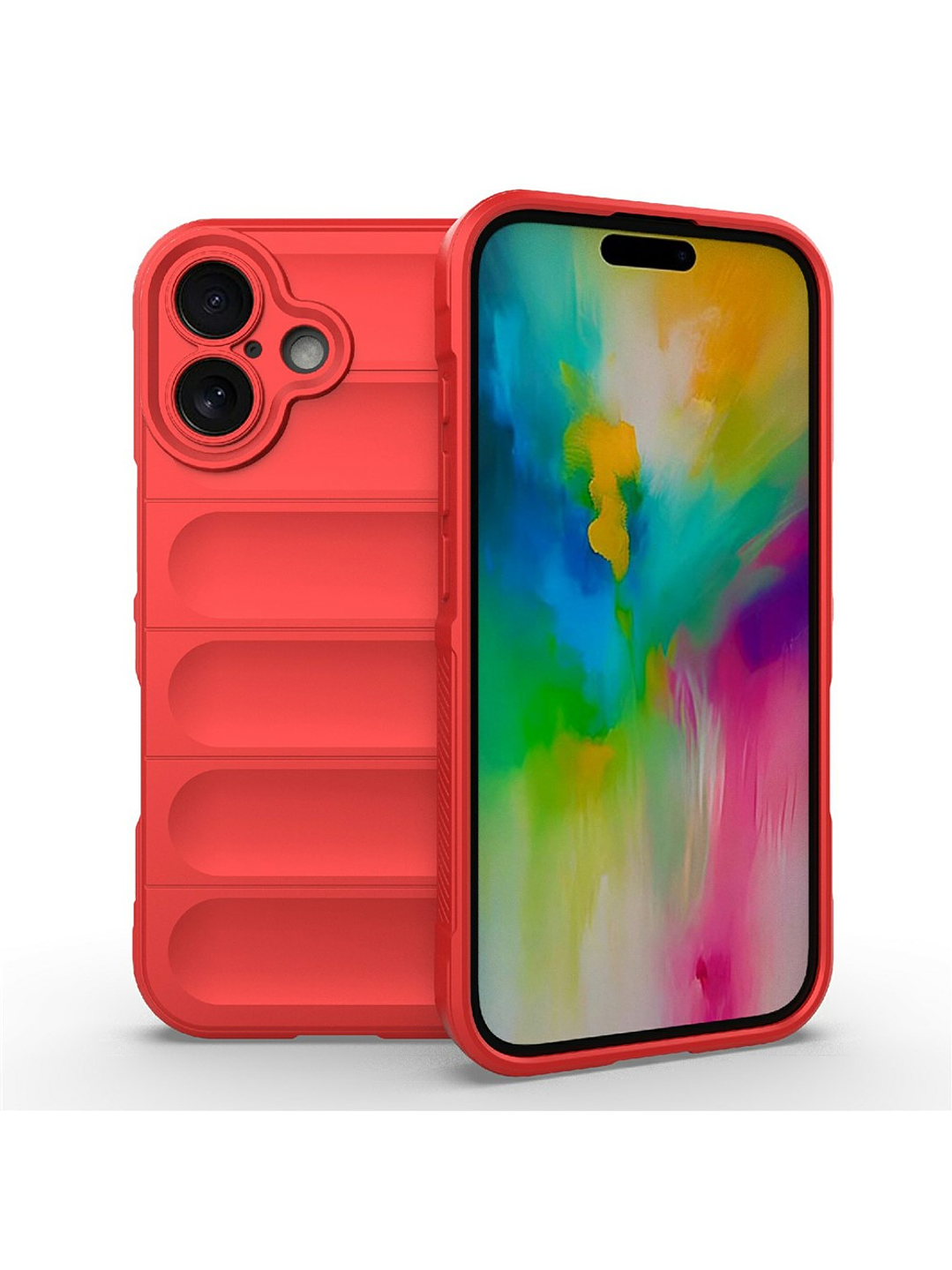 Carcasa Antigolpe Silicona Robusta Para iPhone 16 3