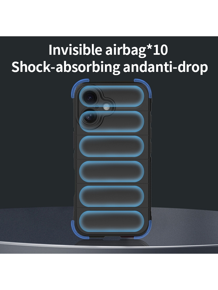 Carcasa Antigolpe Silicona Robusta Para iPhone 16 5