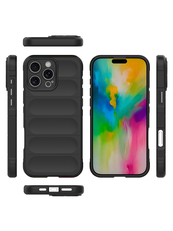 Carcasa Antigolpe Silicona Robusta Para iPhone 16 Pro 6