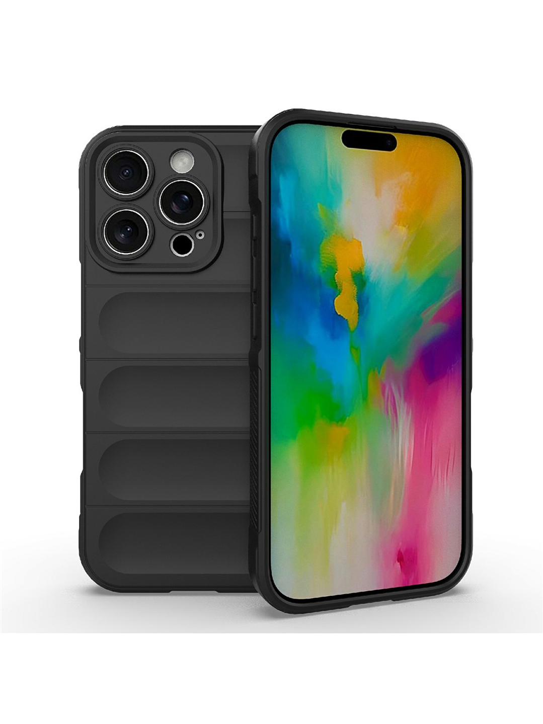 Carcasa Antigolpe Silicona Robusta Para iPhone 16 Pro Max 3