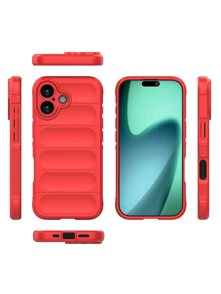 Carcasa Antigolpe Silicona Robusta Para iPhone 17 8
