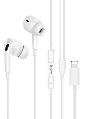 Auriculares por Cable Para iPhone Lightning Alta Calidad Color Blanco