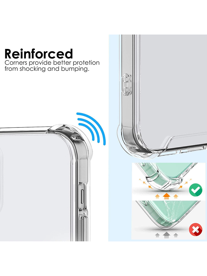 Carcasa Transparente Antigolpes + Lamina Para iPhone 11 Pro 5
