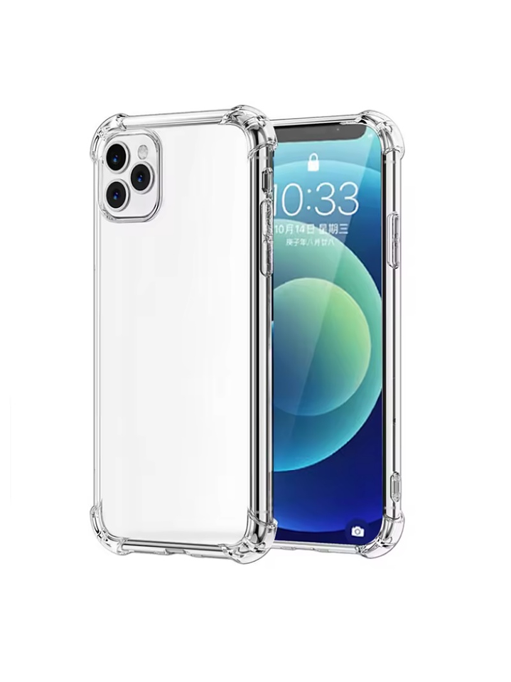 Carcasa Transparente Antigolpes + Lamina Para iPhone 12 Pro Max 2