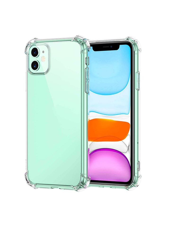 Carcasa Transparente Antigolpes + Lamina Para iPhone 12 Mini 2