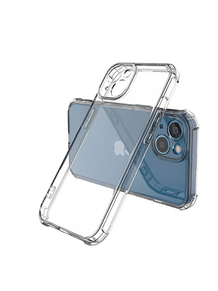Carcasa Transparente Antigolpes + Lamina Para iPhone 13 3