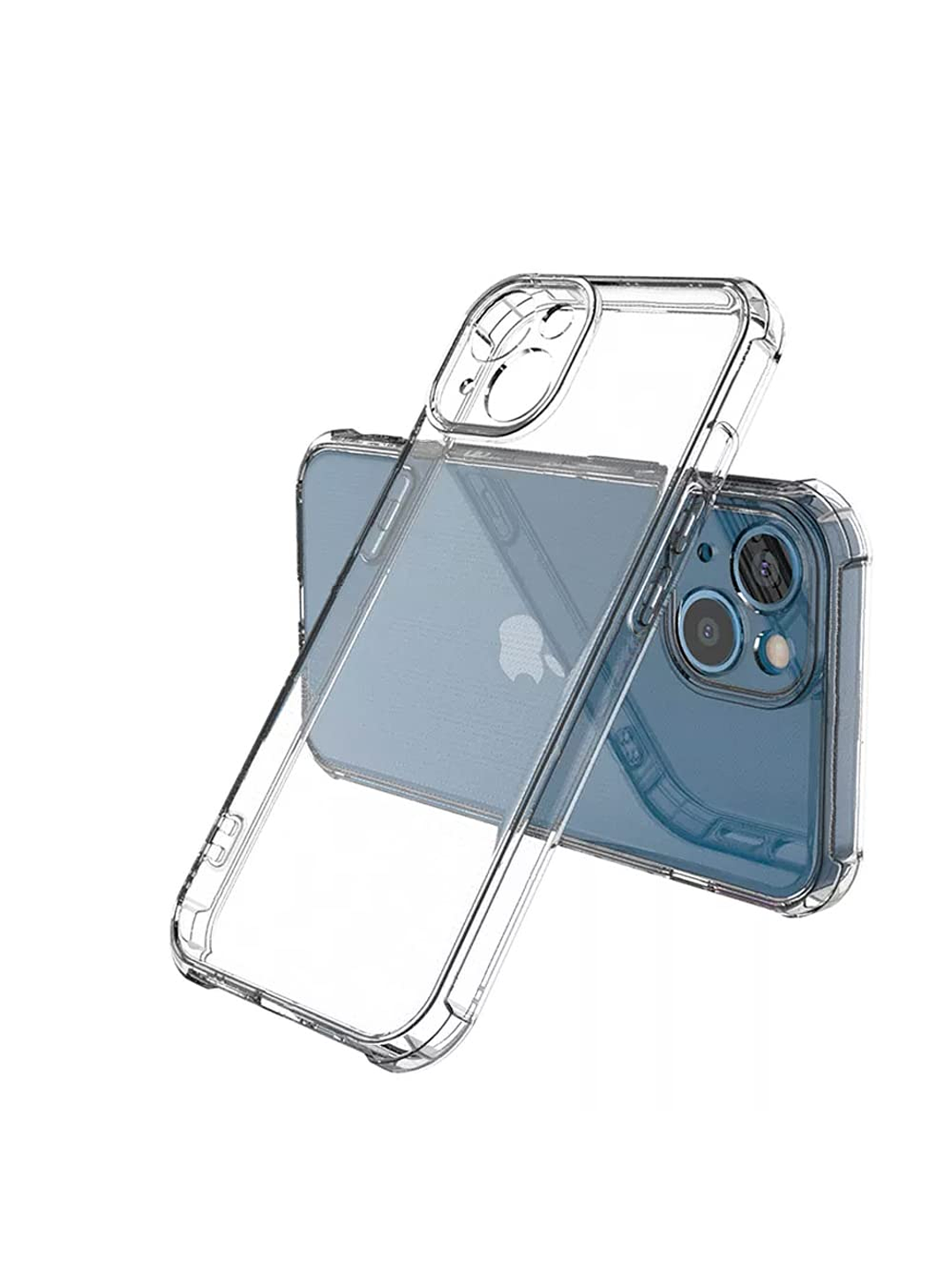 Carcasa Transparente Antigolpes + Lamina Para iPhone 13 Mini 2