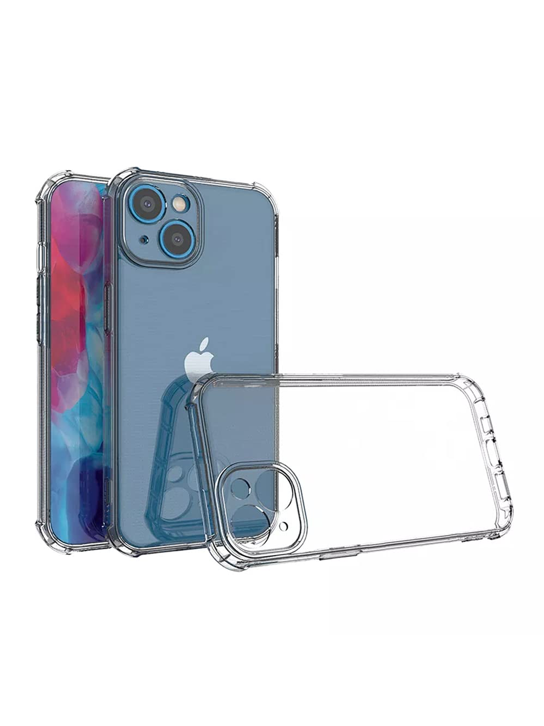 Carcasa Transparente Antigolpes + Lamina Para iPhone 13 Mini 3