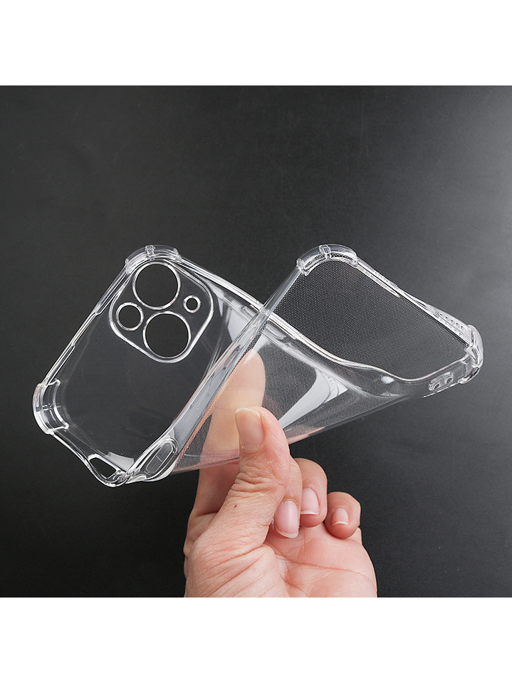 Carcasa Transparente Antigolpes + Lamina Para iPhone 13 Mini 7