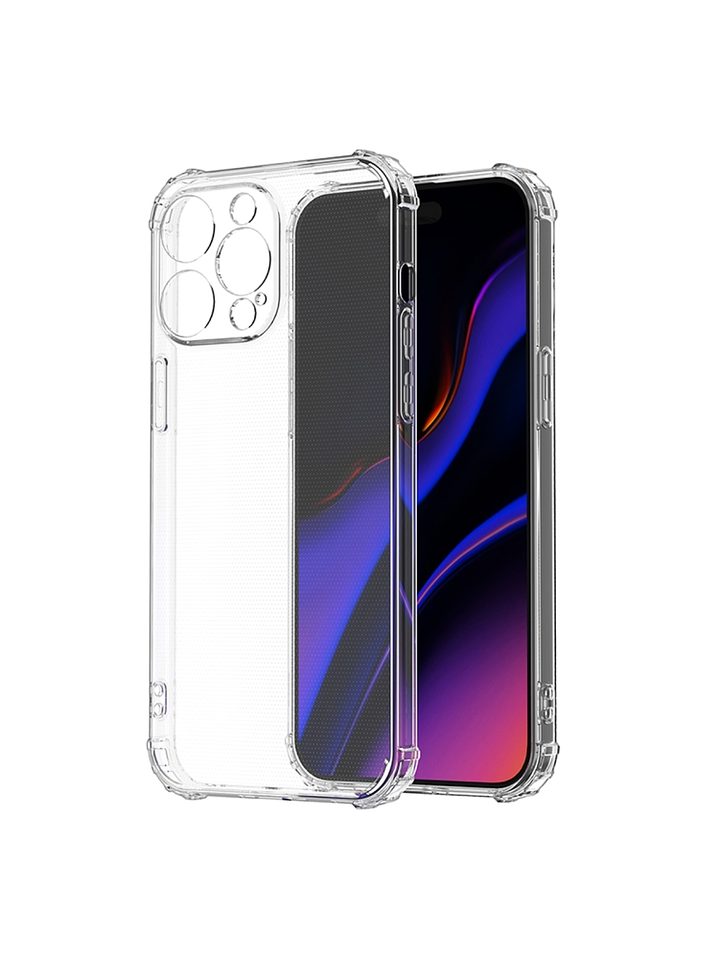 Carcasa Transparente Antigolpes + Lamina Para iPhone 13 Pro Max 4