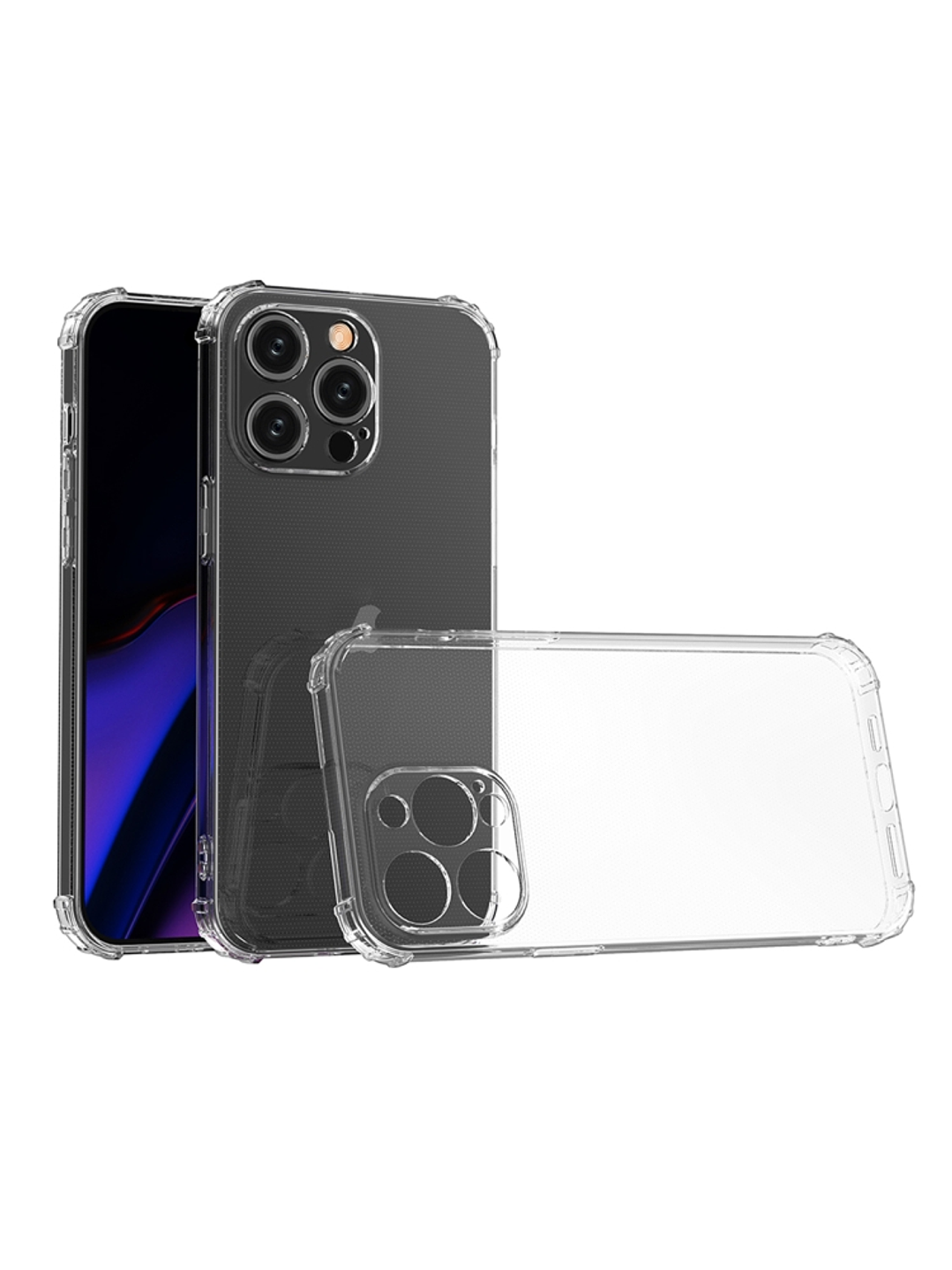 Carcasa Transparente Antigolpes + Lamina Para iPhone 13 Pro 7