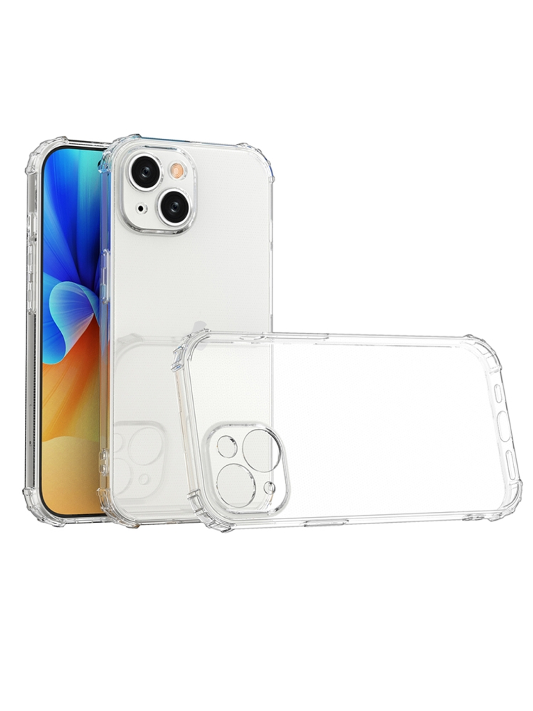 Carcasa Transparente Antigolpes + Lamina Para iPhone 14 4