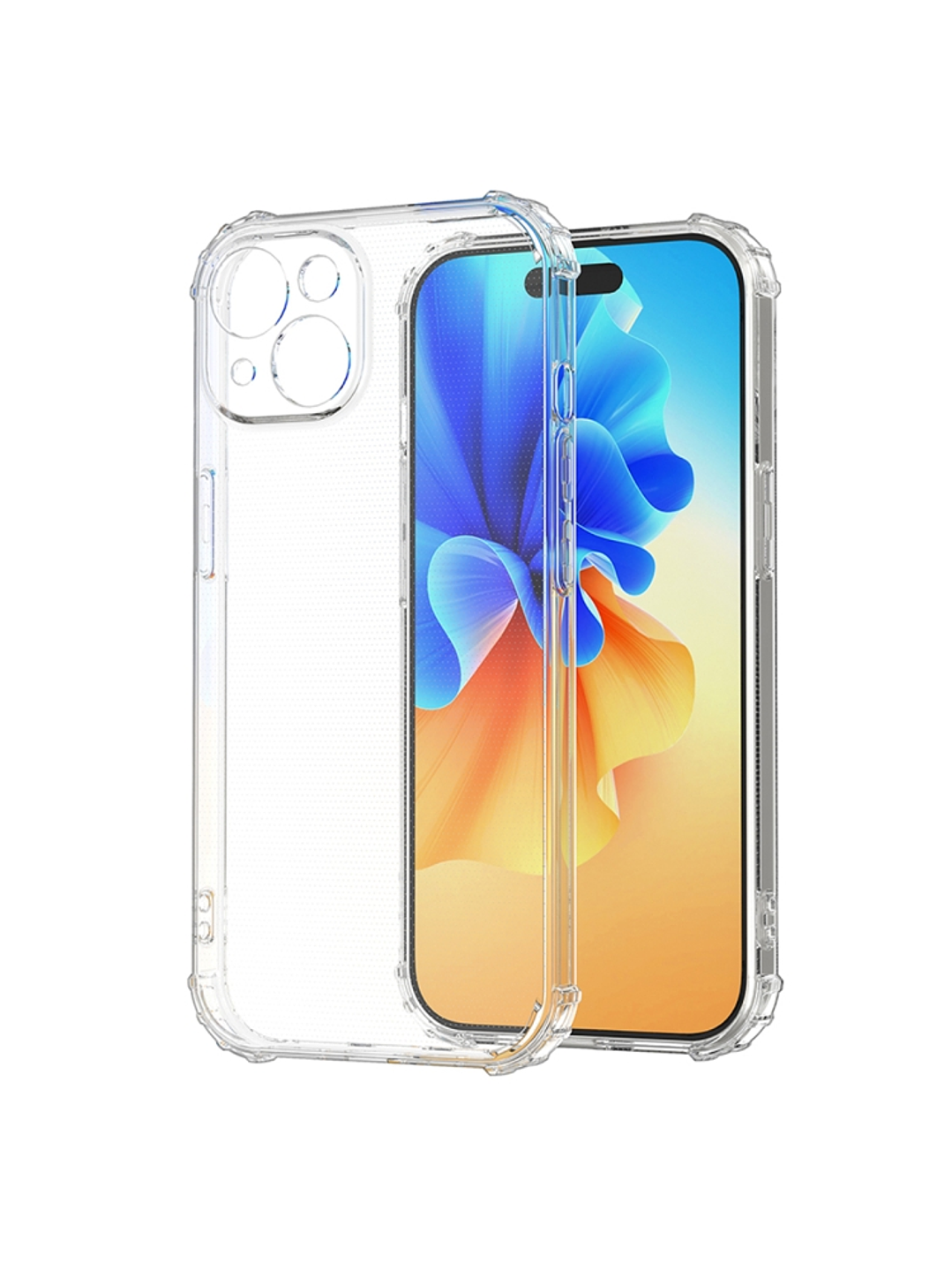 Carcasa Transparente Antigolpes + Lamina Para iPhone 15 6