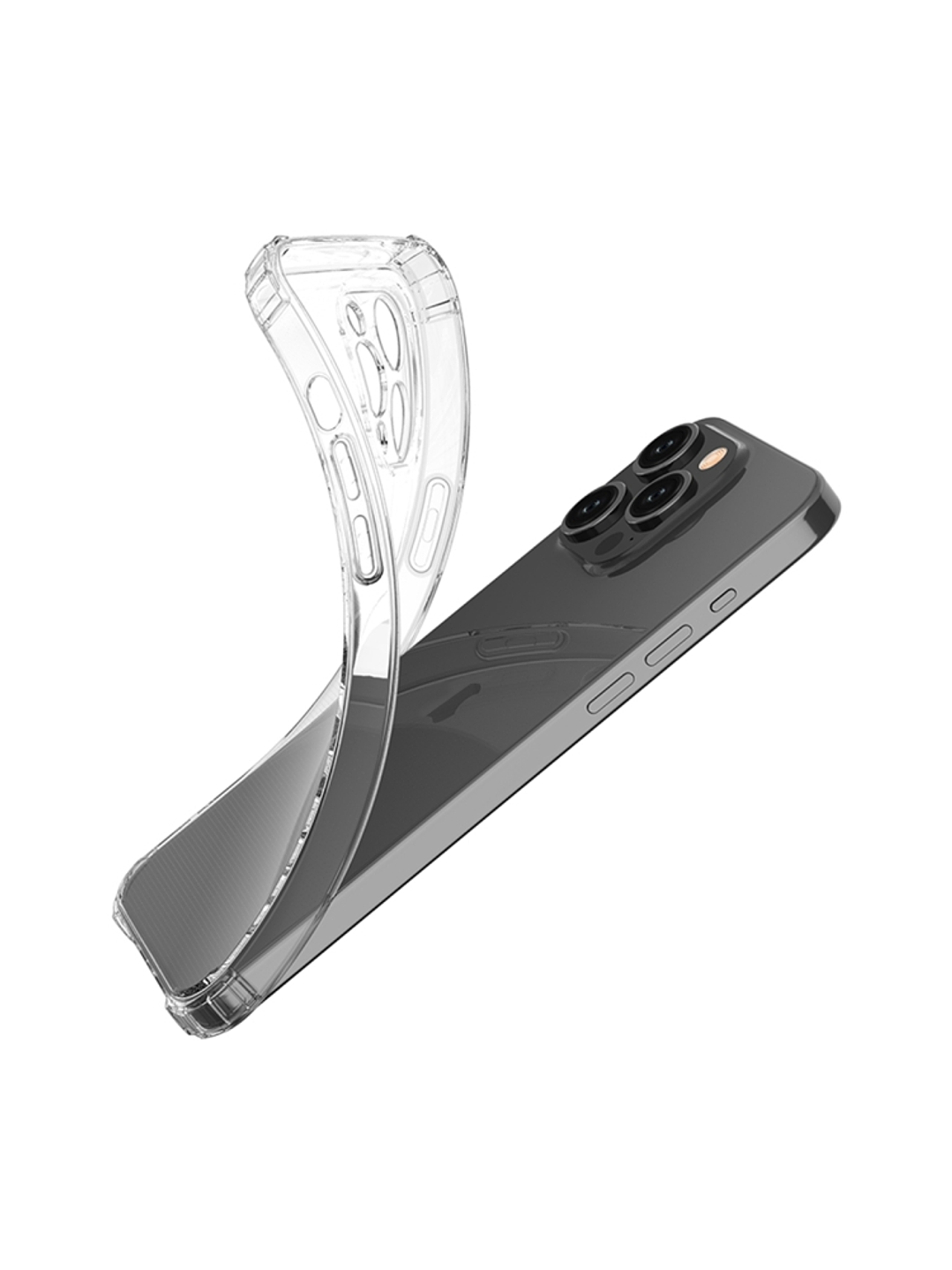 Carcasa Transparente Antigolpes + Lamina Para iPhone 15 Pro 4