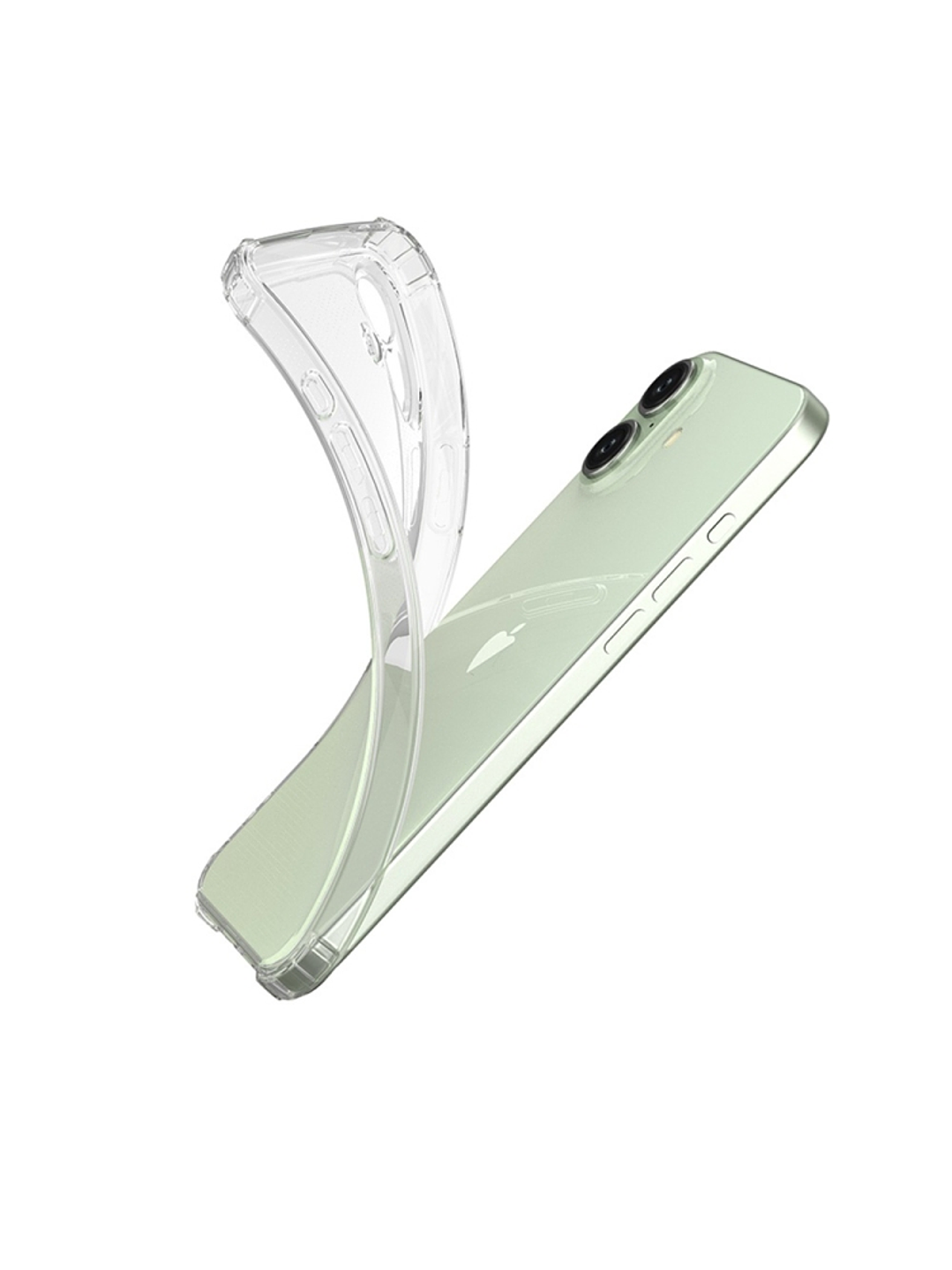 Carcasa Transparente Antigolpes + Lamina Para iPhone 16 Plus 3