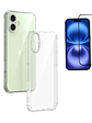 Carcasa Transparente Antigolpes + Lamina Para iPhone 16 - Miniatura 1