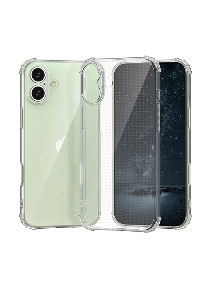 Carcasa Transparente Antigolpes + Lamina Para iPhone 16 6