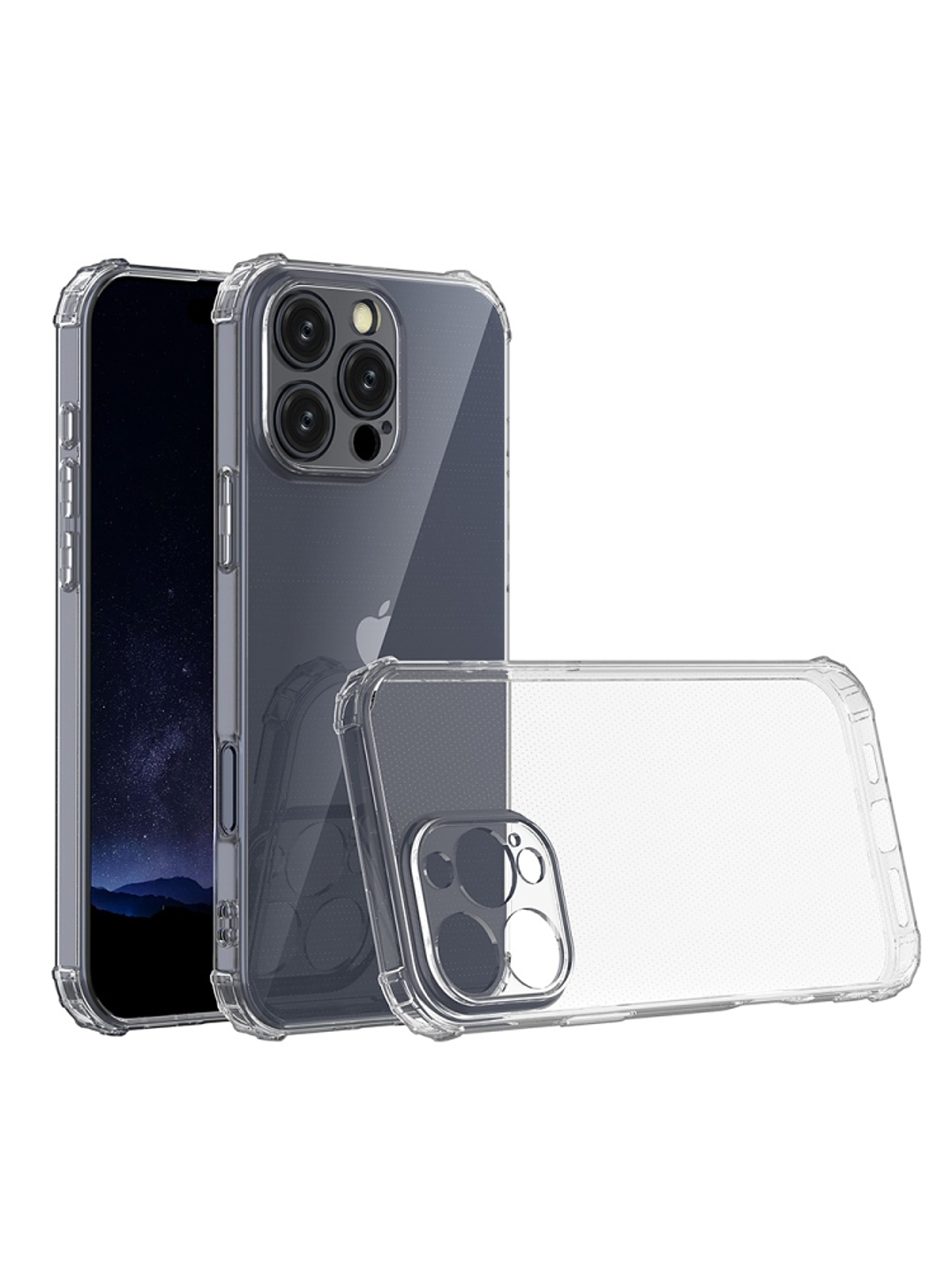Carcasa Transparente Antigolpes + Lamina Para iPhone 16 Pro 6