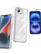 Carcasa Transparente Antigolpes + Lamina Para iPhone 16E - Miniatura 1