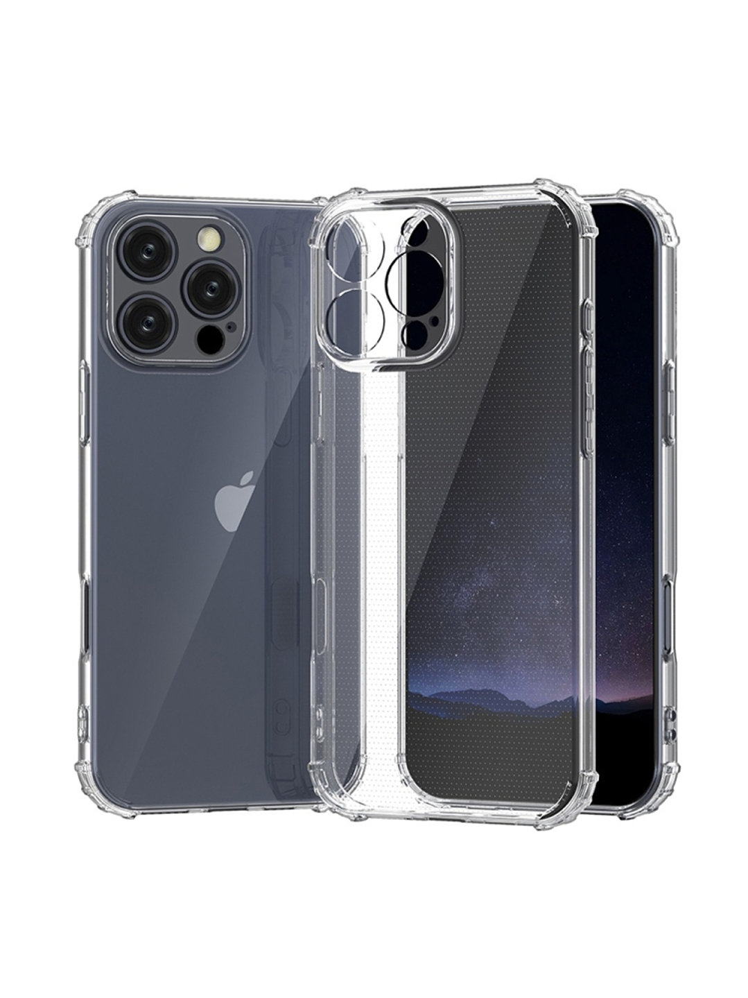 Carcasa Transparente Antigolpes + Lamina Para iPhone 16 Pro Max 7