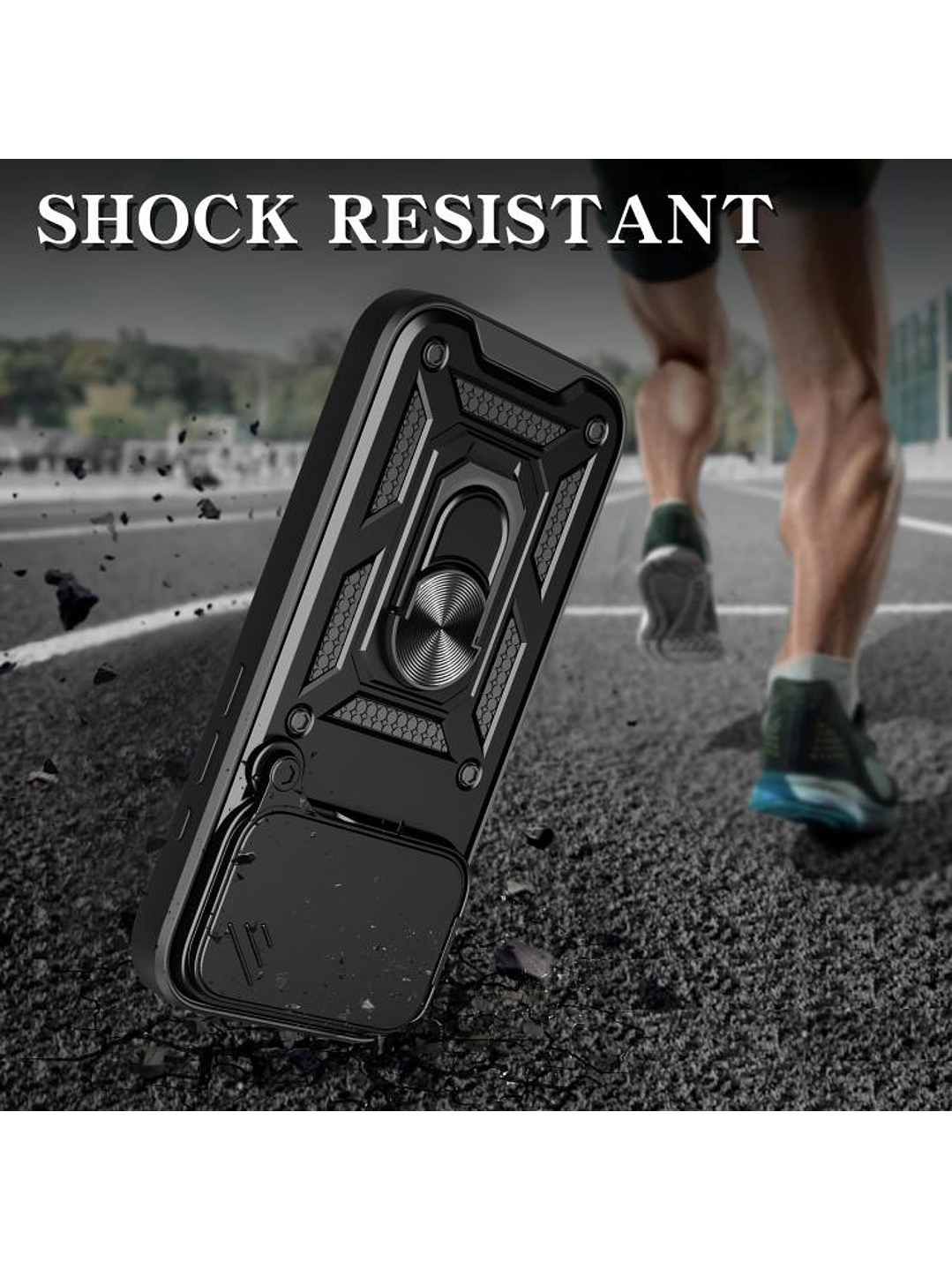 Carcasa Antigolpe Cubre Cámara Anillo Para iPhone 17 Pro 8