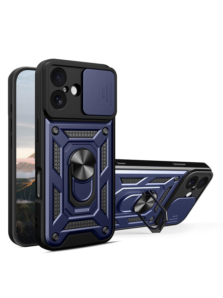 Carcasa Antigolpe Cubre Cámara Anillo Para iPhone 17  1