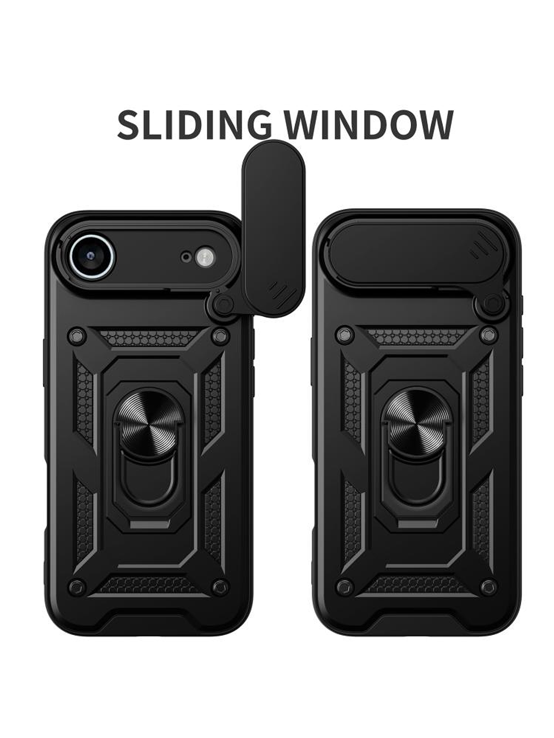 Carcasa Antigolpe Cubre Cámara Anillo Para iPhone 17 Air 4