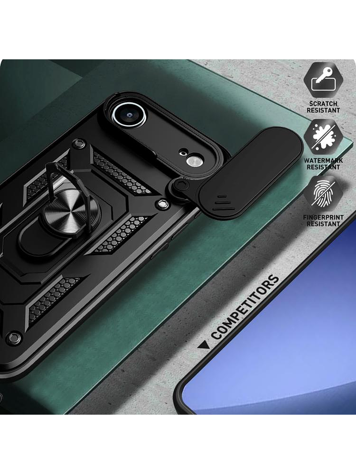 Carcasa Antigolpe Cubre Cámara Anillo Para iPhone 17 Air 7