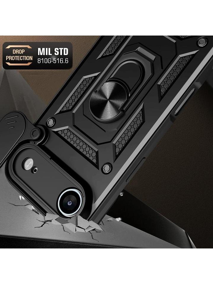 Carcasa Antigolpe Cubre Cámara Anillo Para iPhone 17 Air 8