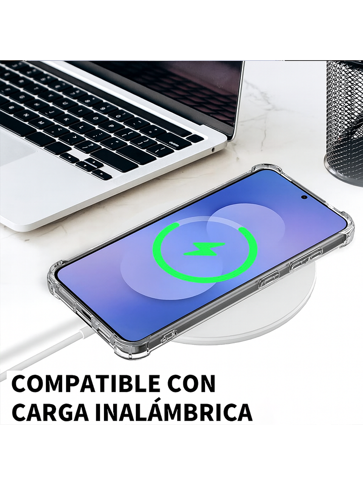Carcasa Transparente Antigolpes + Lamina Para Samsung Galaxy S25 FE 5G 5