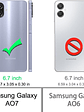 Carcasa Transparente Antigolpes + Lamina Para Samsung Galaxy A07 4G - Miniatura 3
