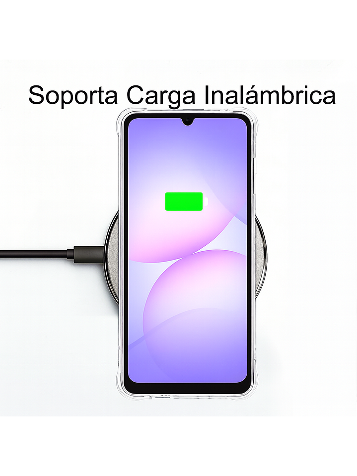 Carcasa Transparente Antigolpes + Lamina Para Samsung Galaxy A07 4G 7