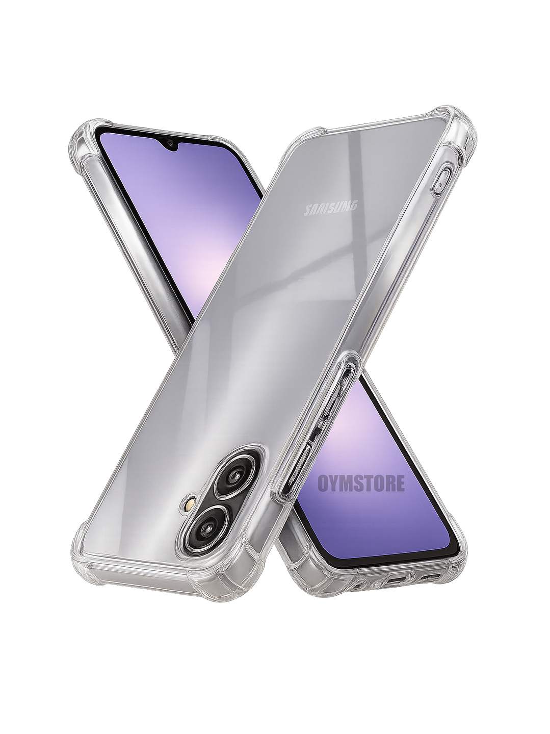 Carcasa Transparente Antigolpes + Lamina Para Samsung Galaxy A06 4G 3