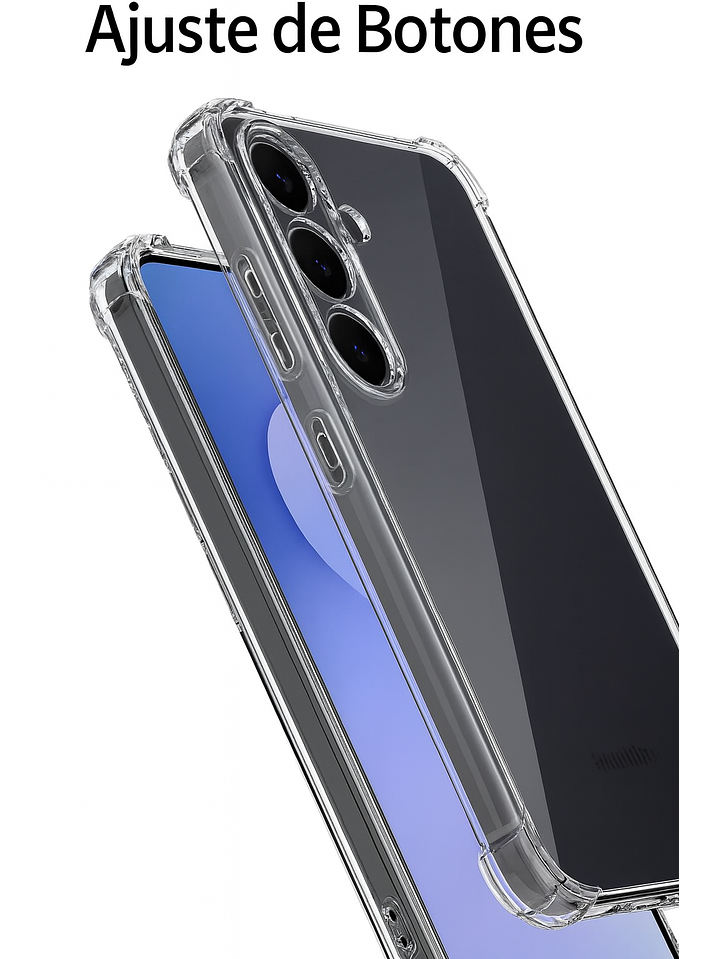 Carcasa Transparente Antigolpes + Lamina Para Samsung Galaxy S24 Plus 7