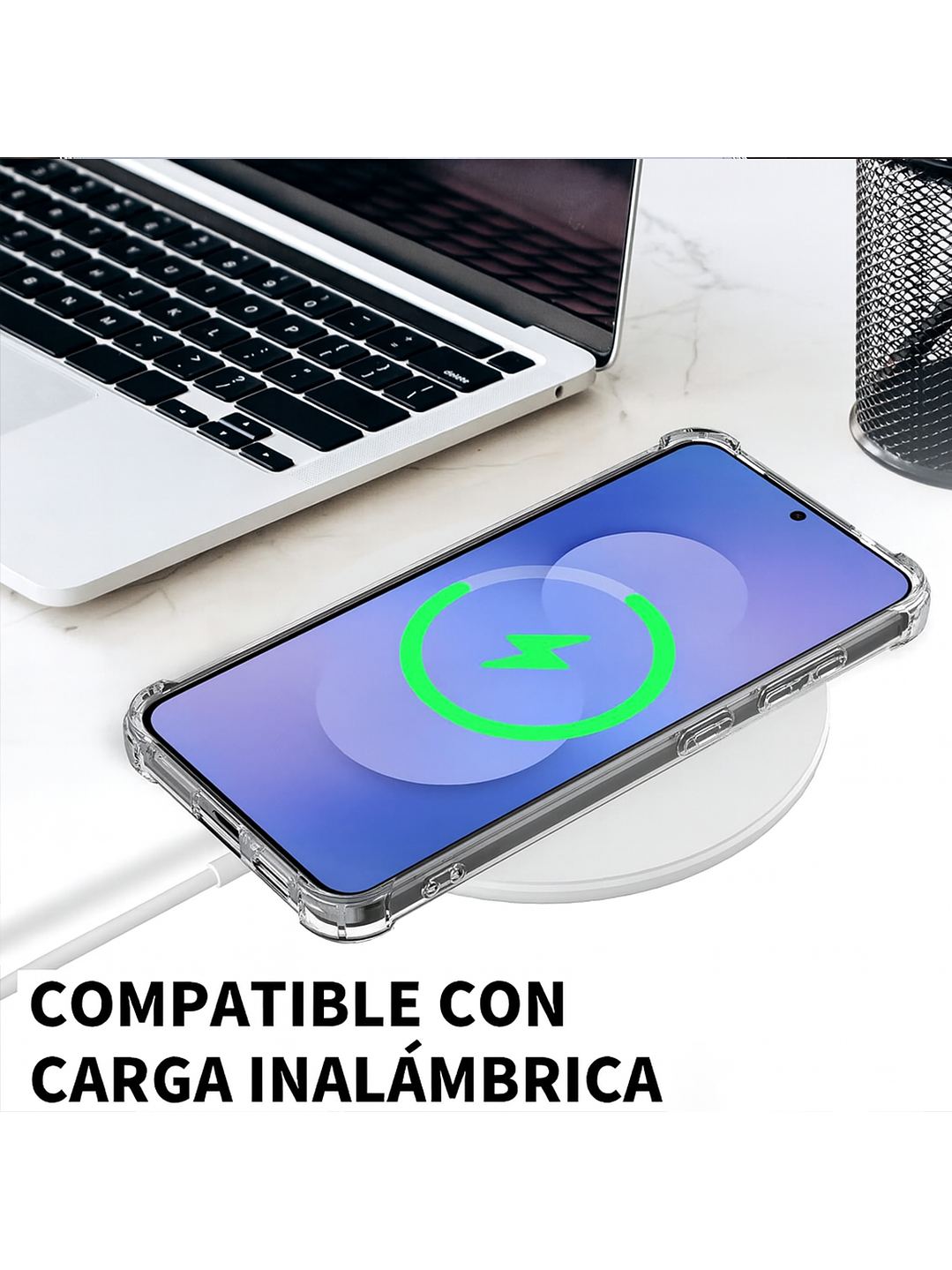 Carcasa Transparente Antigolpes + Lamina Para Samsung Galaxy S24 8