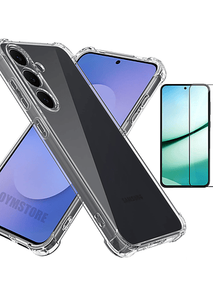 Carcasa Transparente Antigolpes + Lamina Para Samsung Galaxy A36 5G