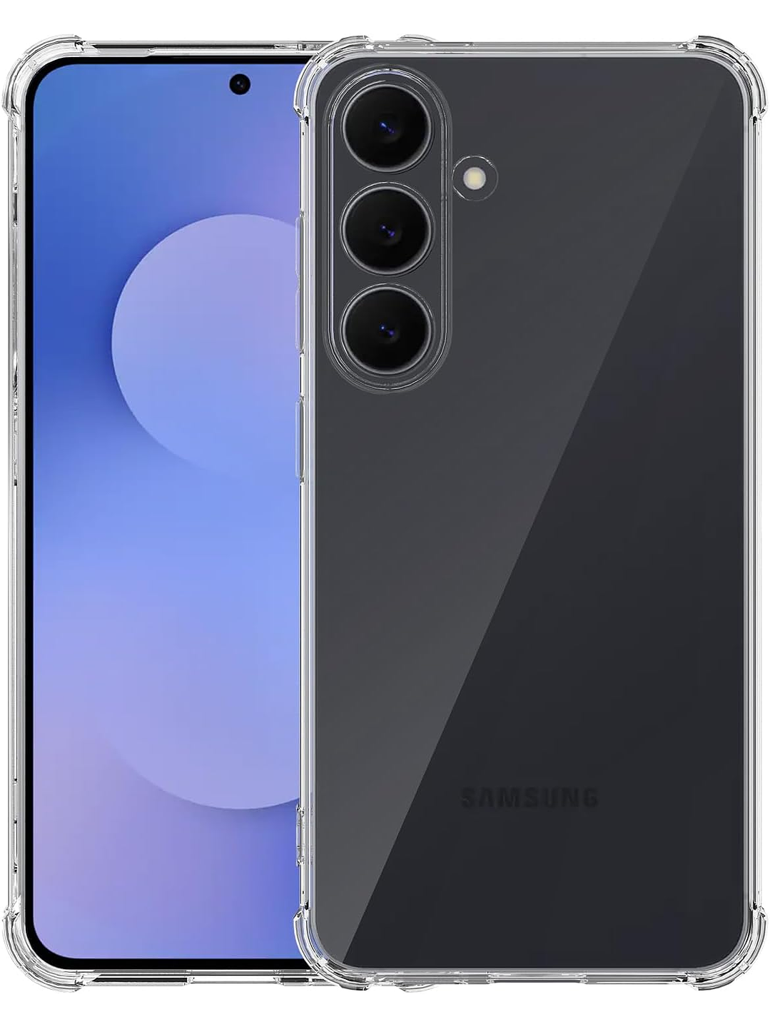 Carcasa Transparente Antigolpes + Lamina Para Samsung Galaxy A36 5G 2