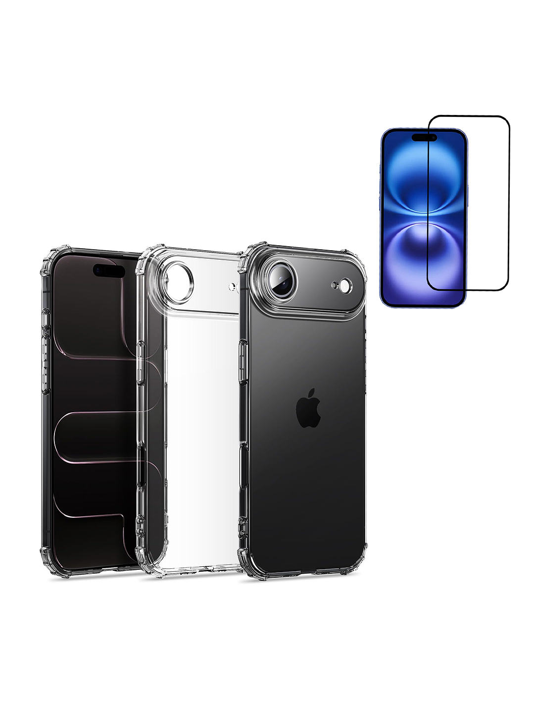 Carcasa Transparente Antigolpes + Lamina Para iPhone 17 Air 1