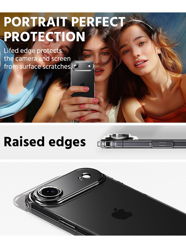 Carcasa Transparente Antigolpes + Lamina Para iPhone 17 Air 3